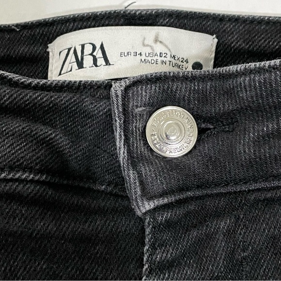 ZARA Black Denim Skinny Jeans - Picture 5 of 10